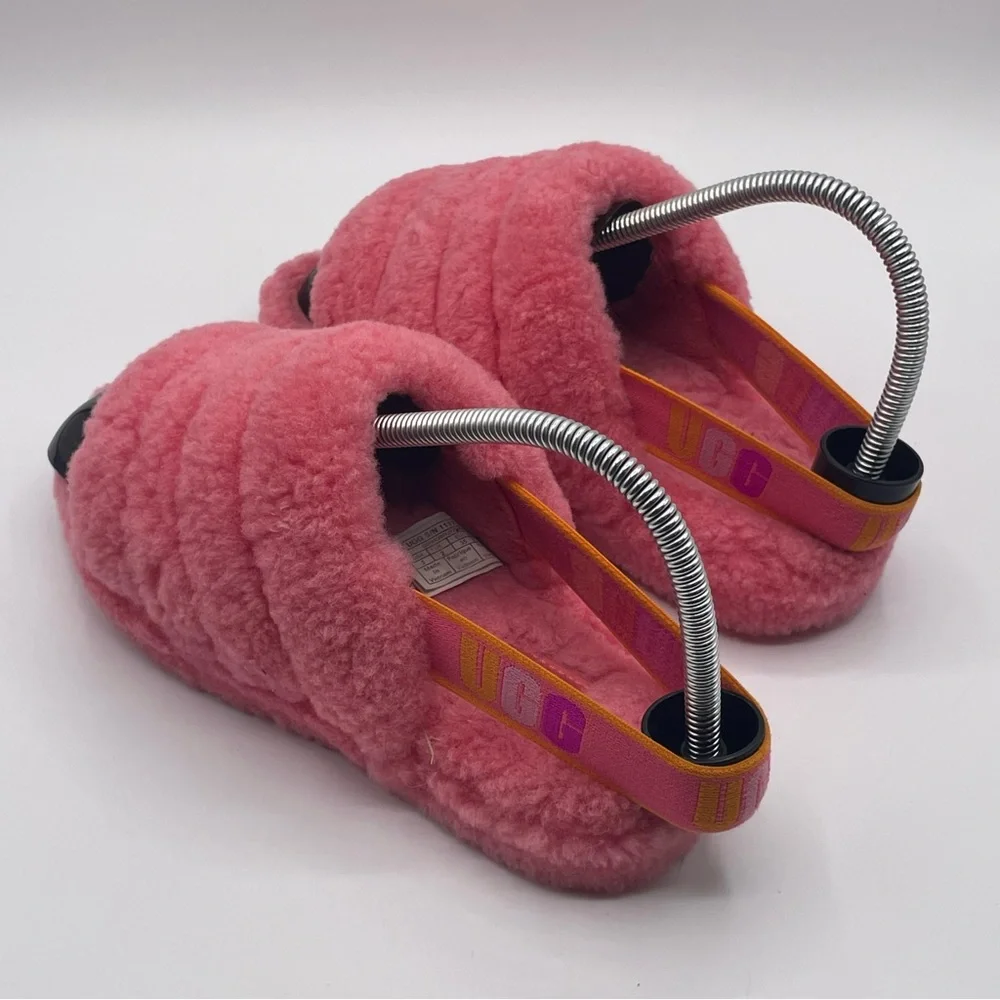 UGG Pink Sandals Plush Comfort‎